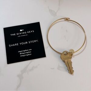The Giving Keys LET GO Key Bracelet